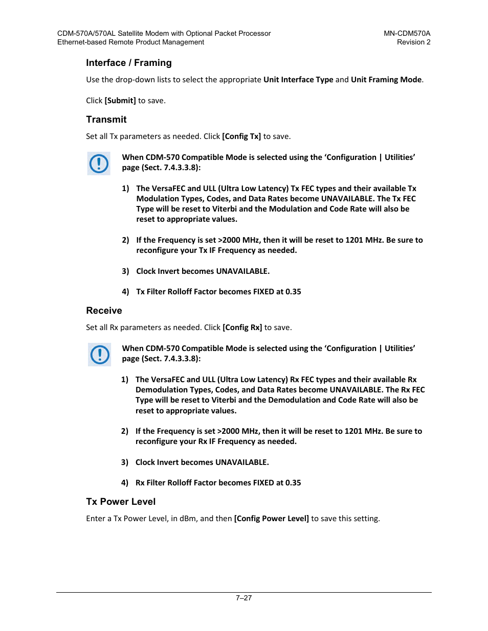 Comtech EF Data CDM-570A User Manual | Page 195 / 618