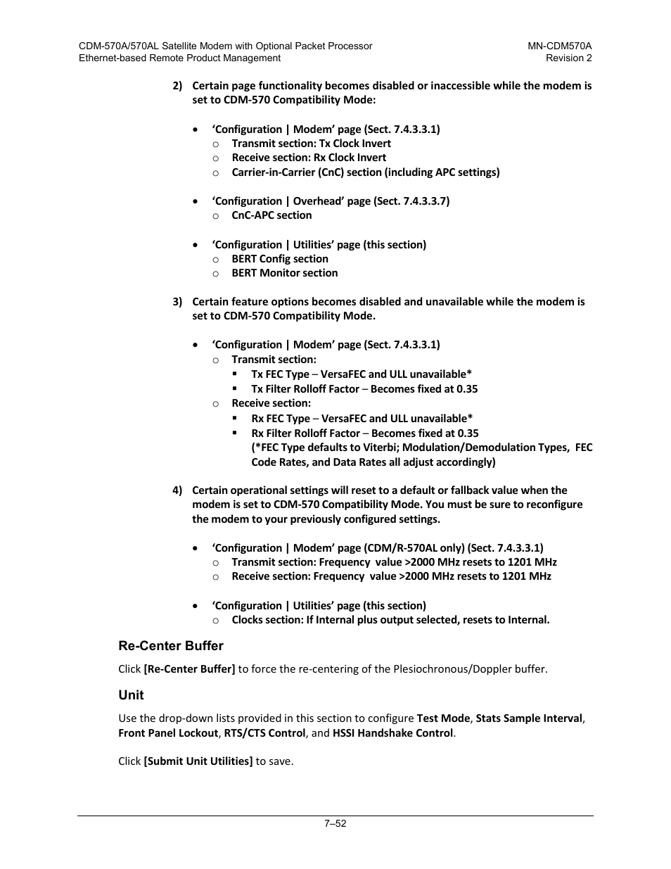 Comtech EF Data CDM-570A User Manual | Page 220 / 618