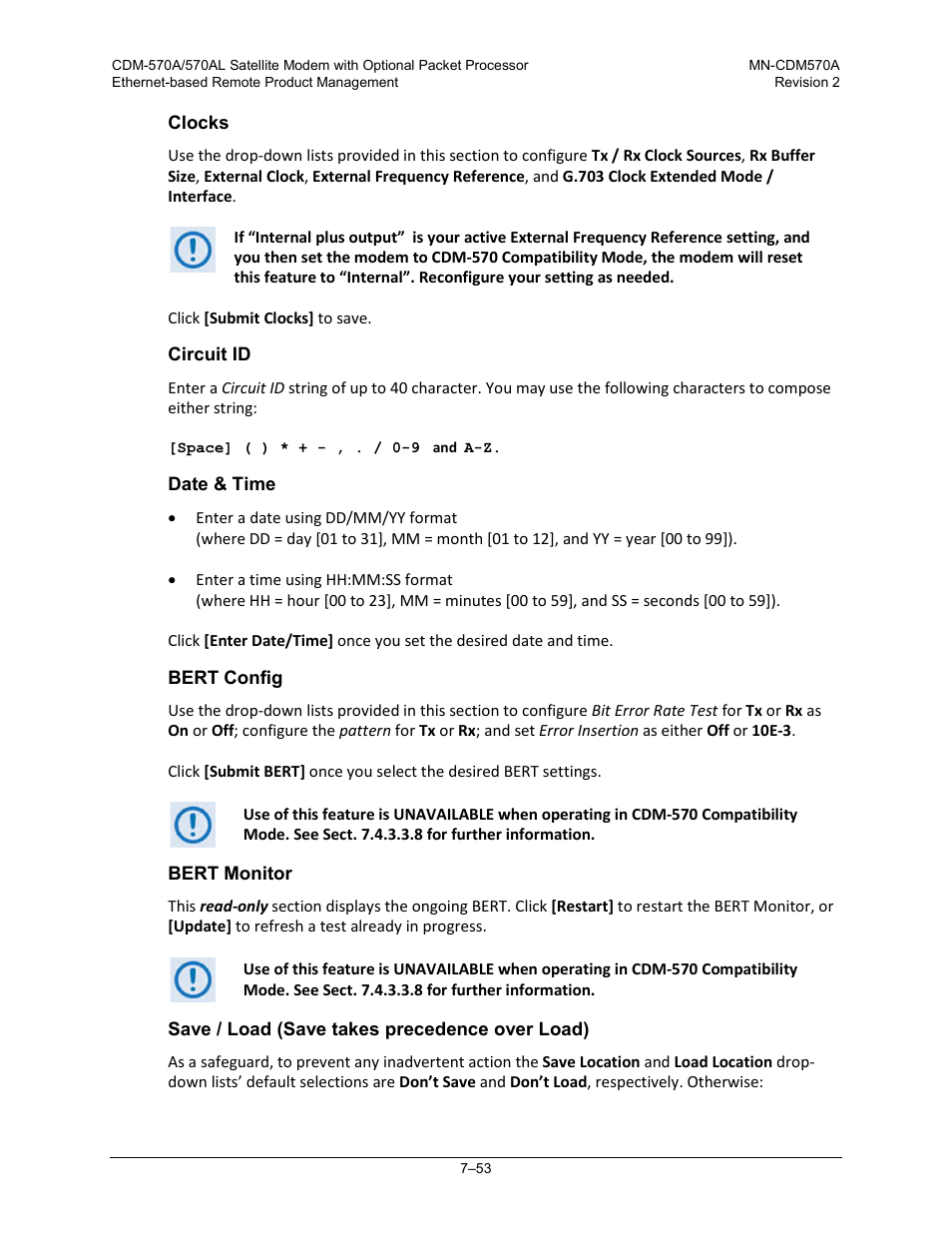 Comtech EF Data CDM-570A User Manual | Page 221 / 618