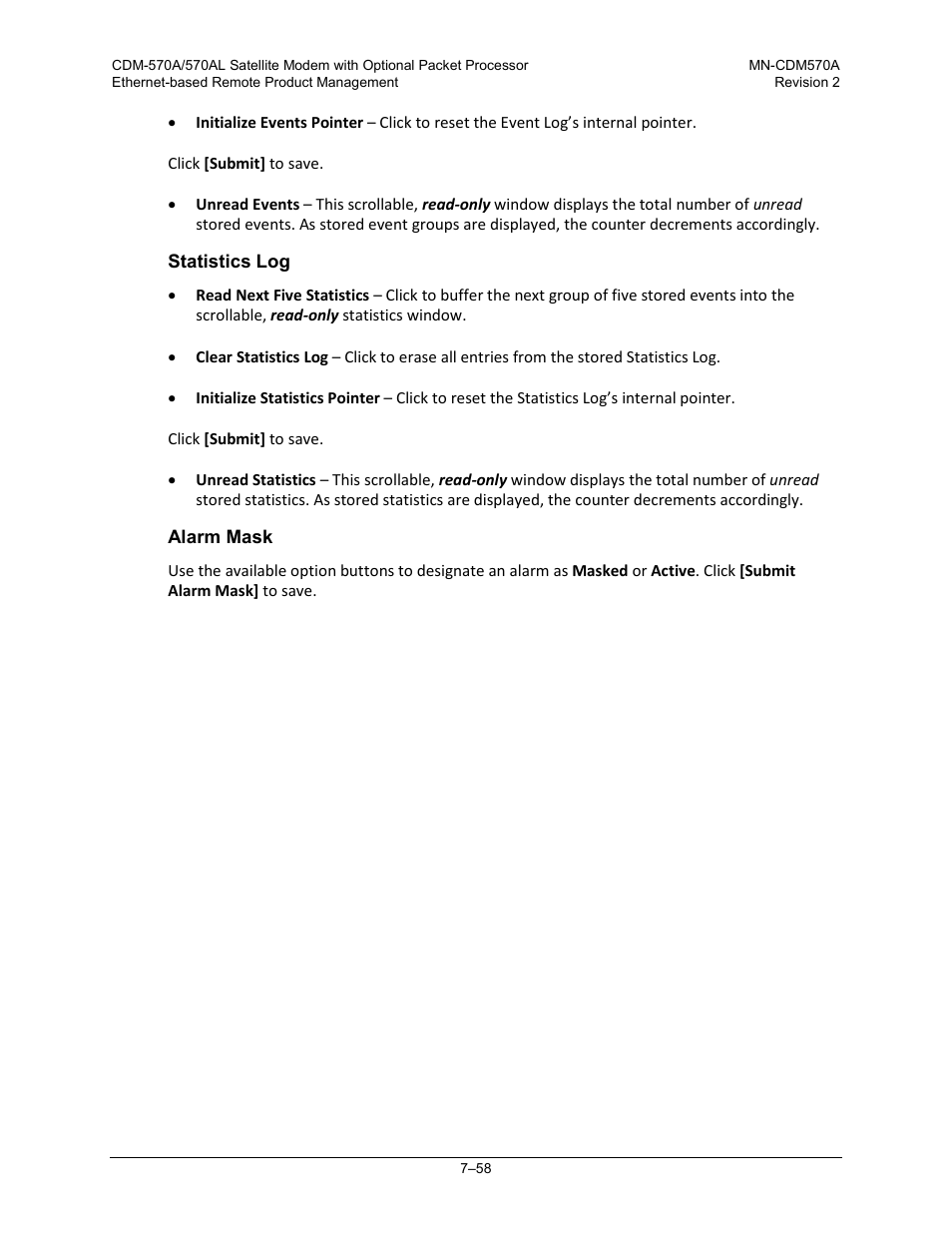 Comtech EF Data CDM-570A User Manual | Page 226 / 618