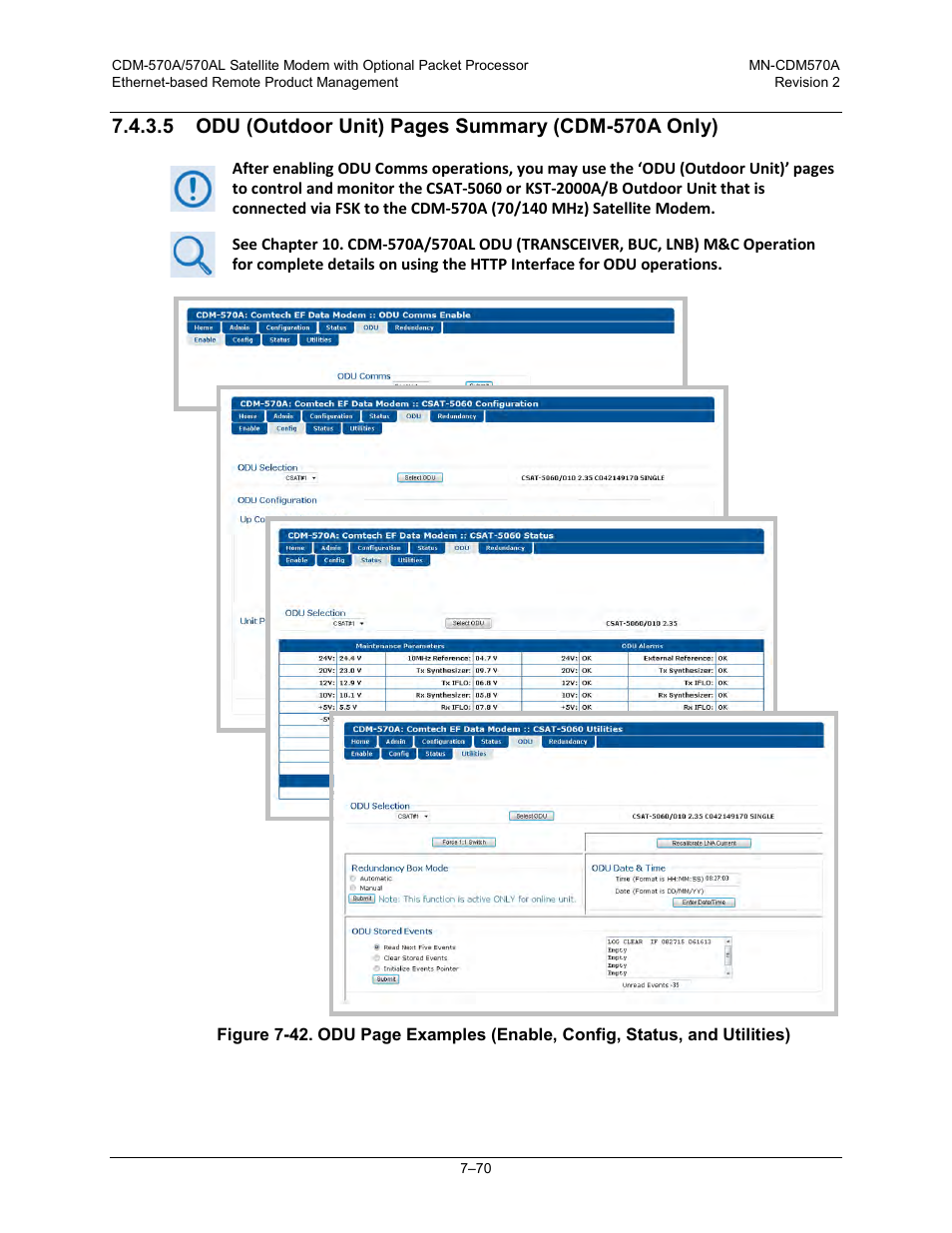 Comtech EF Data CDM-570A User Manual | Page 238 / 618