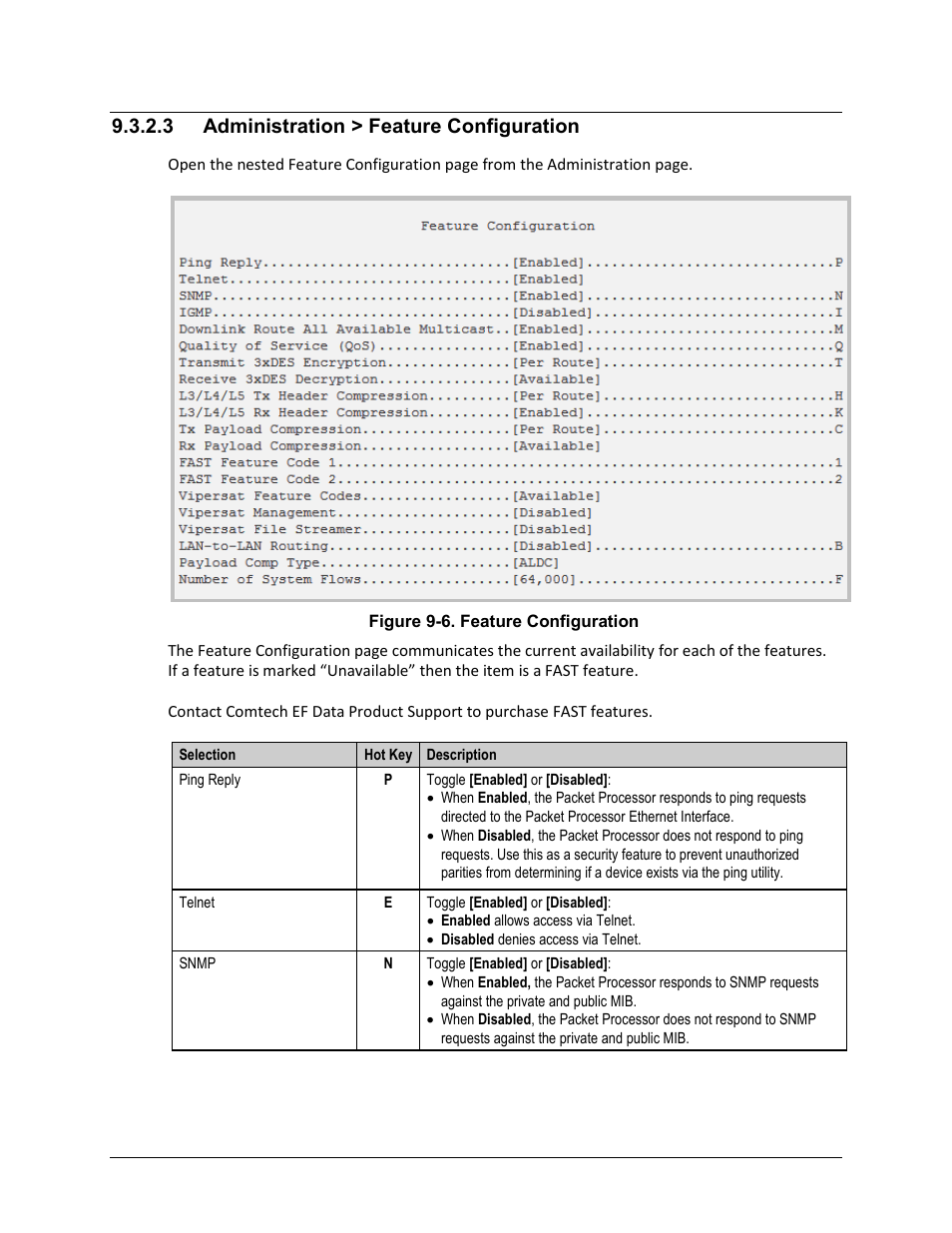 3 administration > feature configuration | Comtech EF Data CDM-570A User Manual | Page 309 / 618