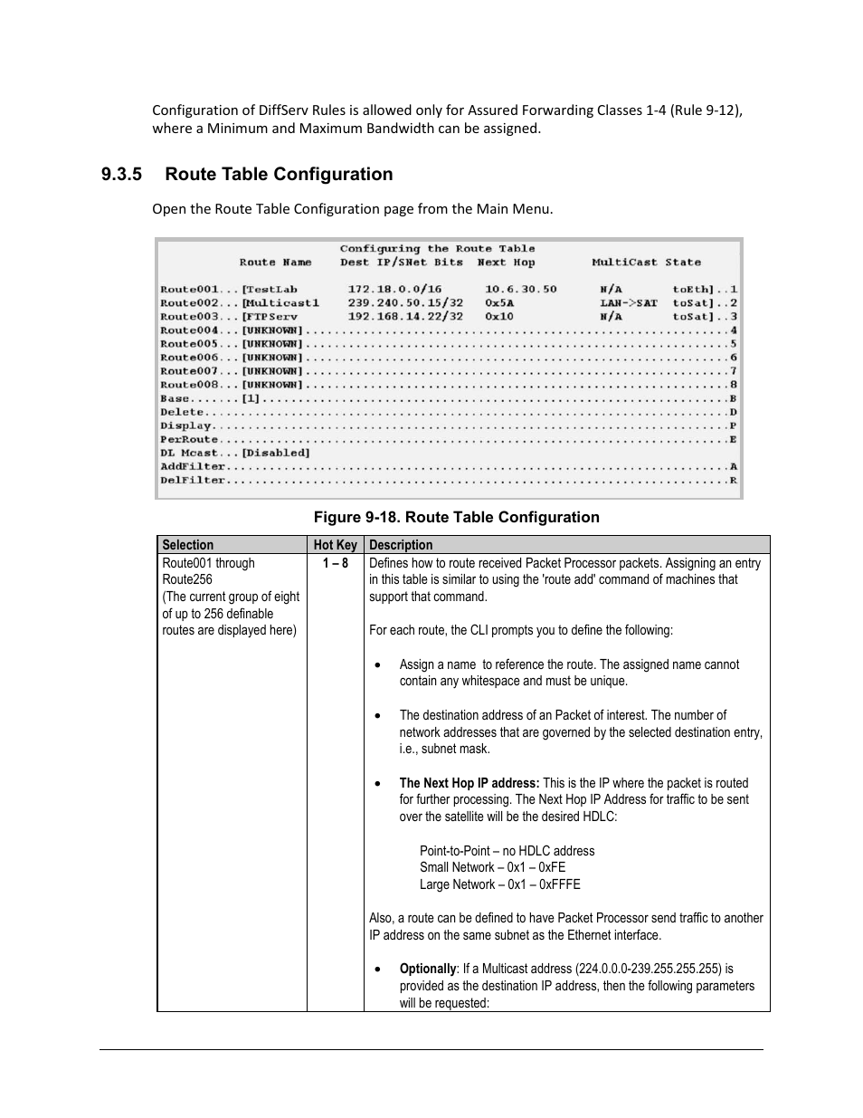 5 route table configuration | Comtech EF Data CDM-570A User Manual | Page 325 / 618