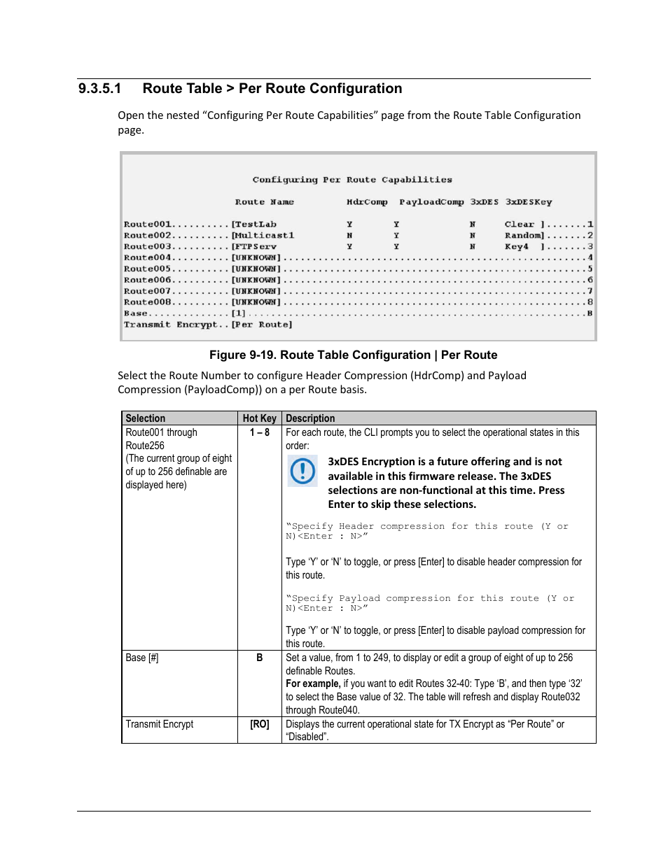 1 route table > per route configuration | Comtech EF Data CDM-570A User Manual | Page 327 / 618