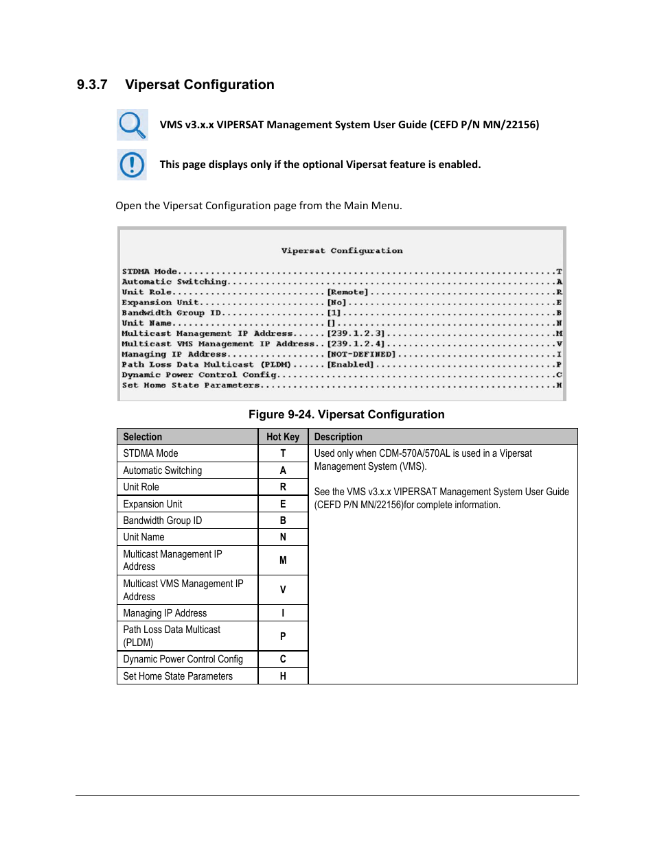 7 vipersat configuration | Comtech EF Data CDM-570A User Manual | Page 334 / 618