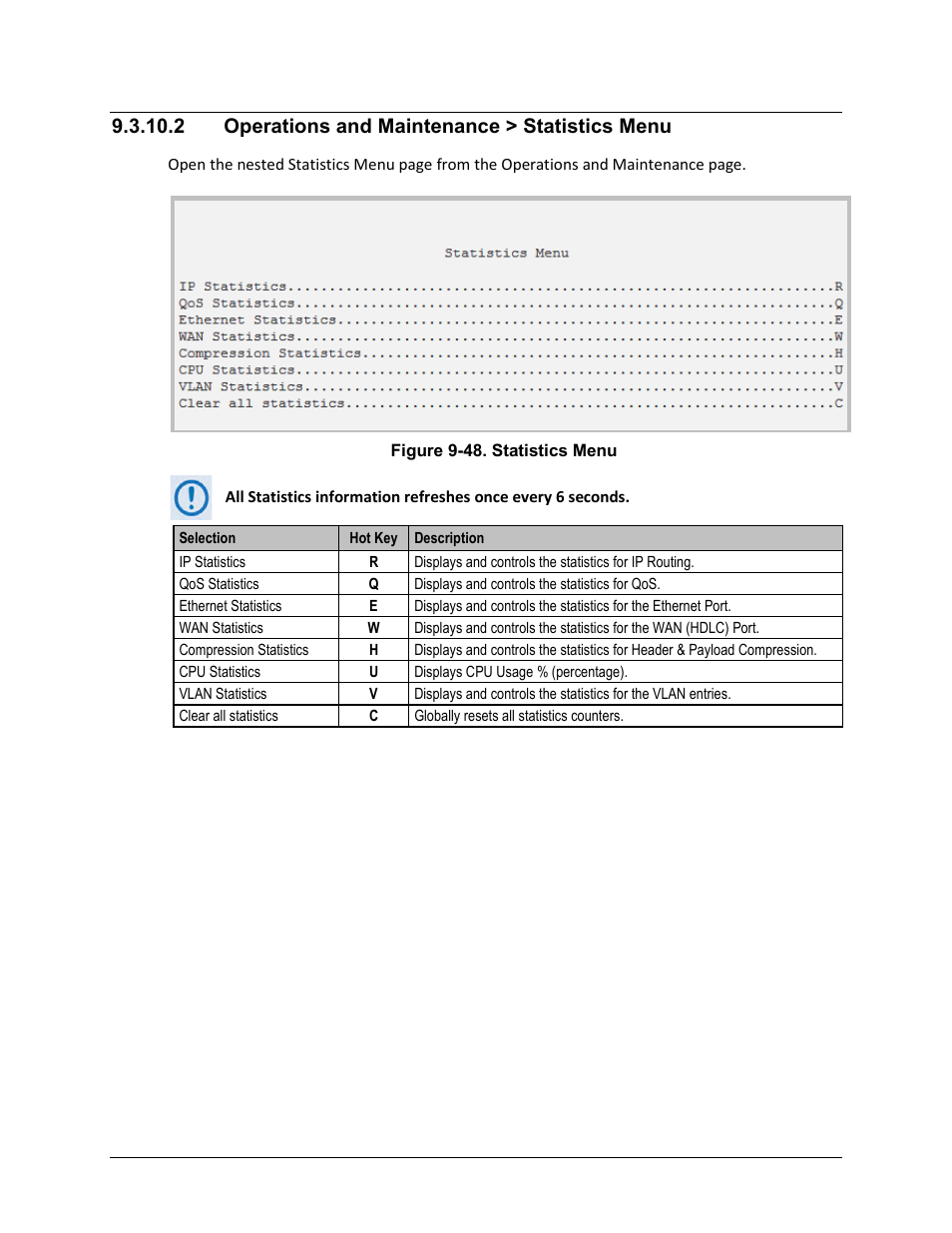 2 operations and maintenance > statistics menu | Comtech EF Data CDM-570A User Manual | Page 360 / 618