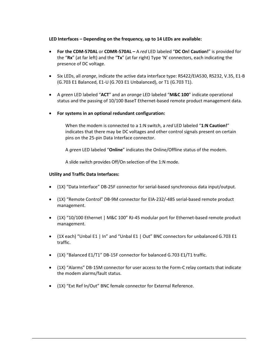 Comtech EF Data CDM-570A User Manual | Page 42 / 618