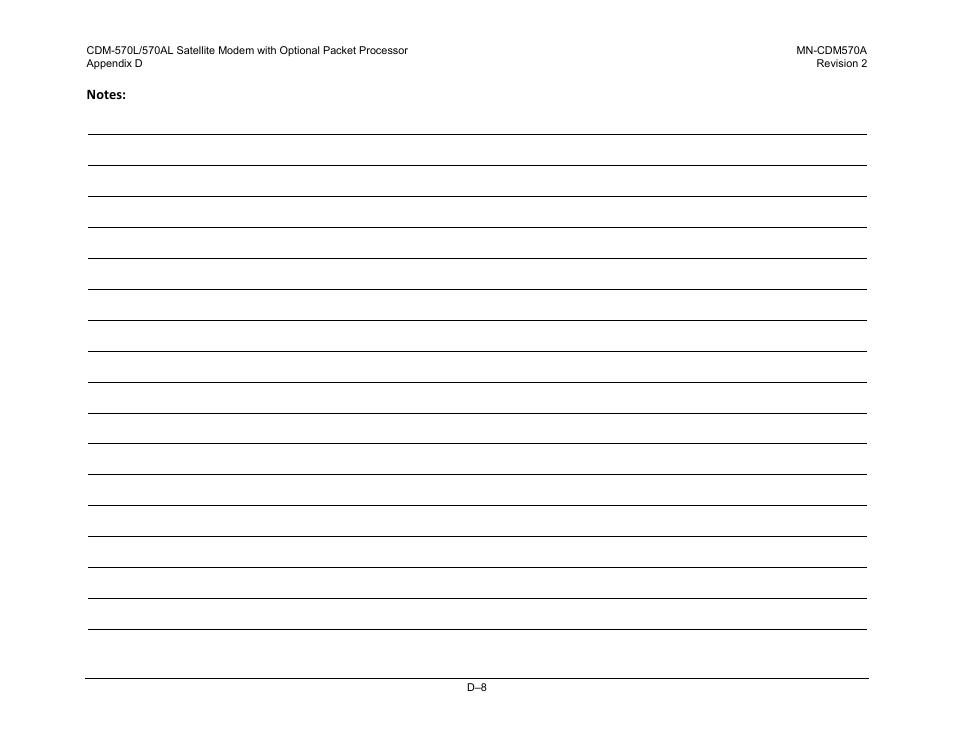 Comtech EF Data CDM-570A User Manual | Page 466 / 618