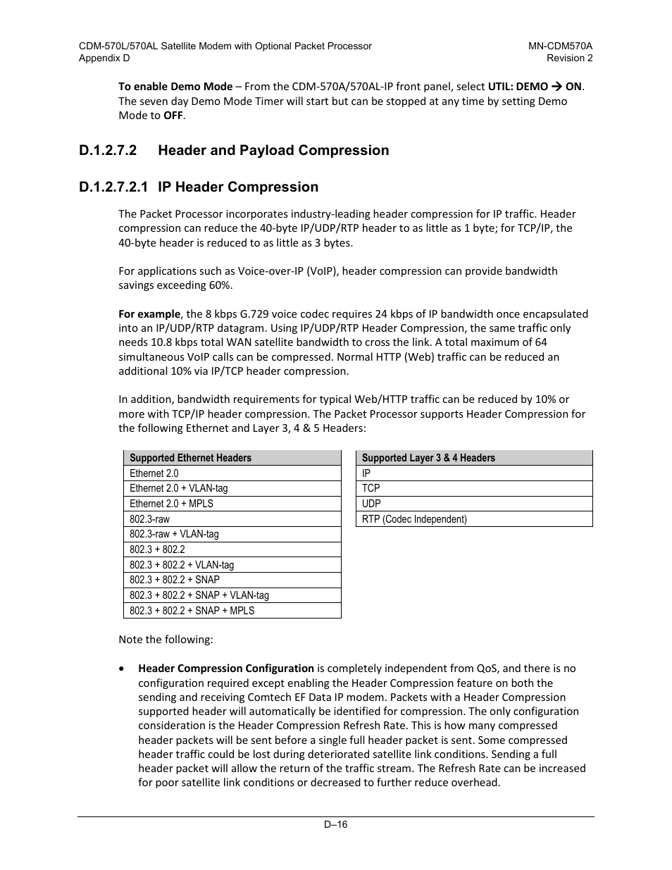 D.1.2.7.2 header and payload compression, D.1.2.7.2.1 ip header compression | Comtech EF Data CDM-570A User Manual | Page 474 / 618