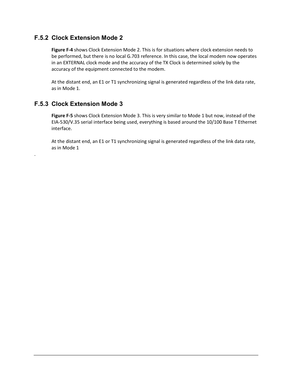 F.5.2 clock extension mode 2, F.5.3 clock extension mode 3 | Comtech EF Data CDM-570A User Manual | Page 514 / 618