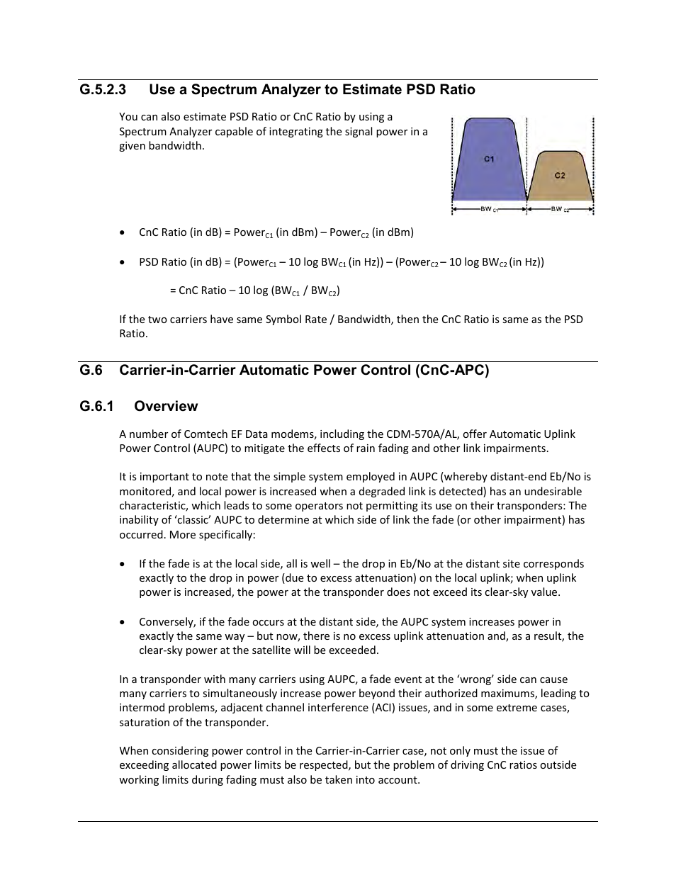 G.6.1 overview | Comtech EF Data CDM-570A User Manual | Page 537 / 618