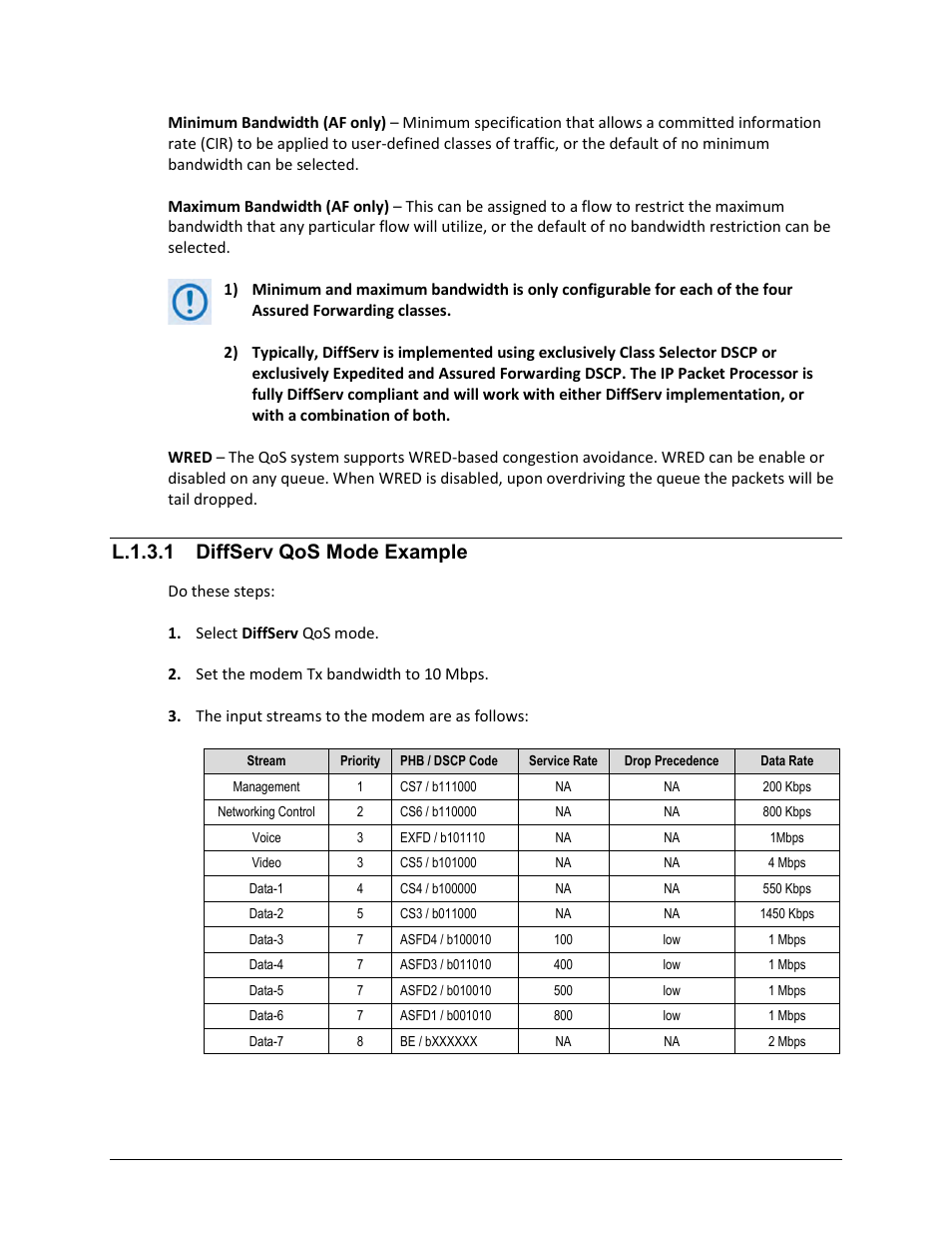 L.1.3.1 diffserv qos mode example | Comtech EF Data CDM-570A User Manual | Page 569 / 618