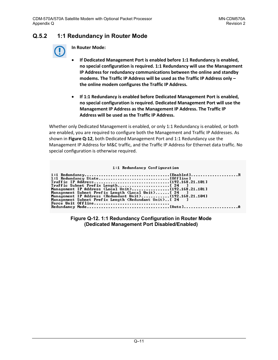 Q.5.2 1:1 redundancy in router mode | Comtech EF Data CDM-570A User Manual | Page 615 / 618