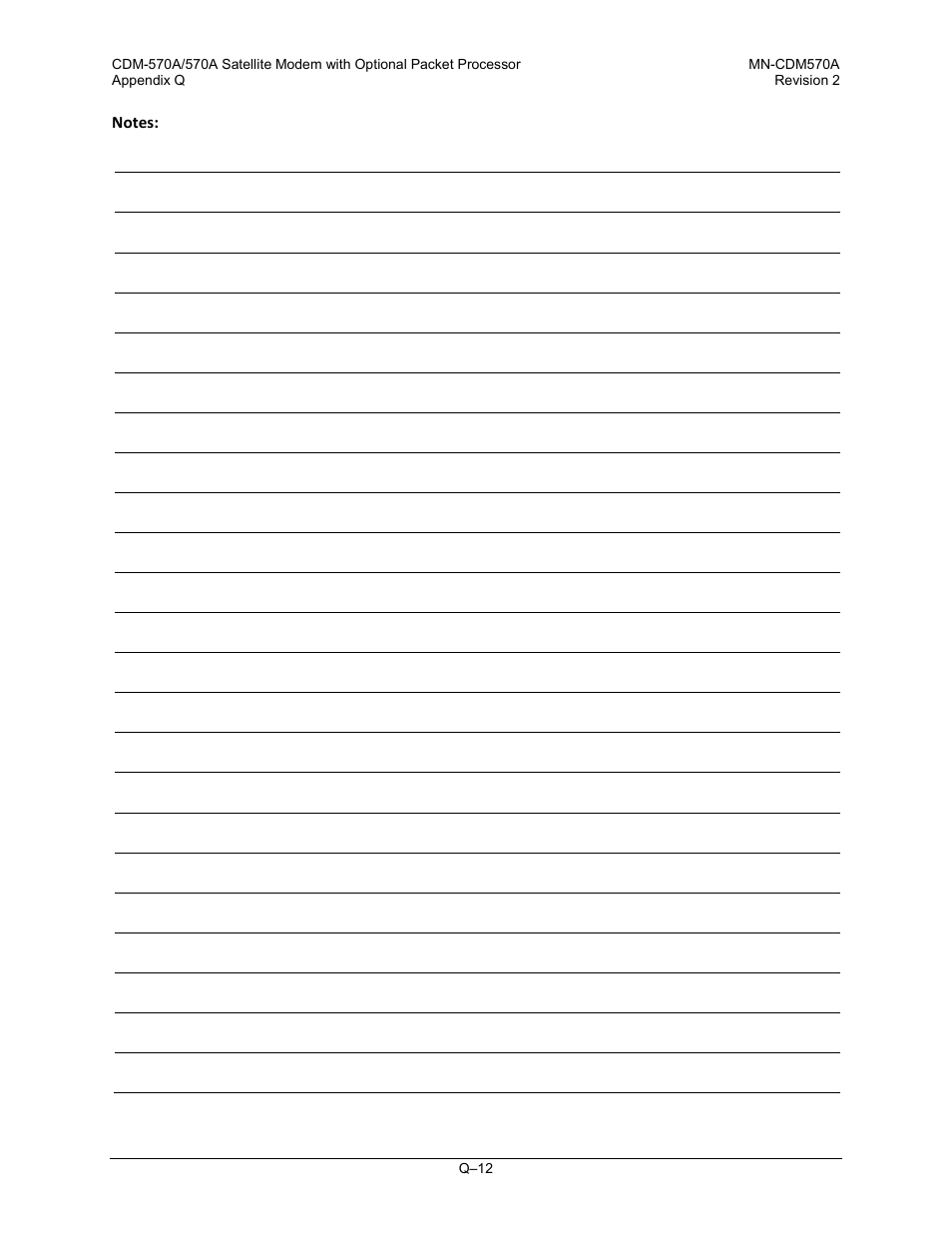 Comtech EF Data CDM-570A User Manual | Page 616 / 618