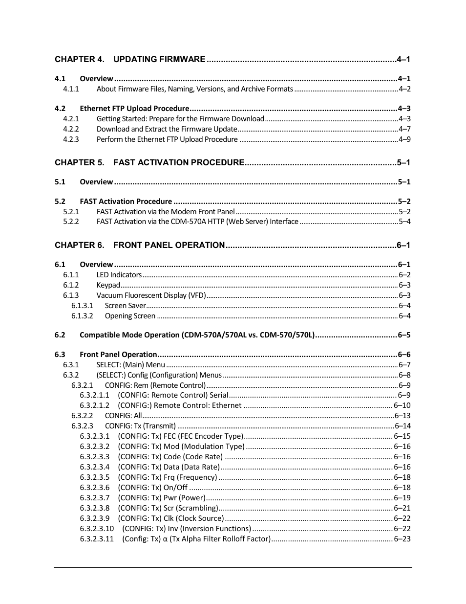 Comtech EF Data CDM-570A User Manual | Page 8 / 618