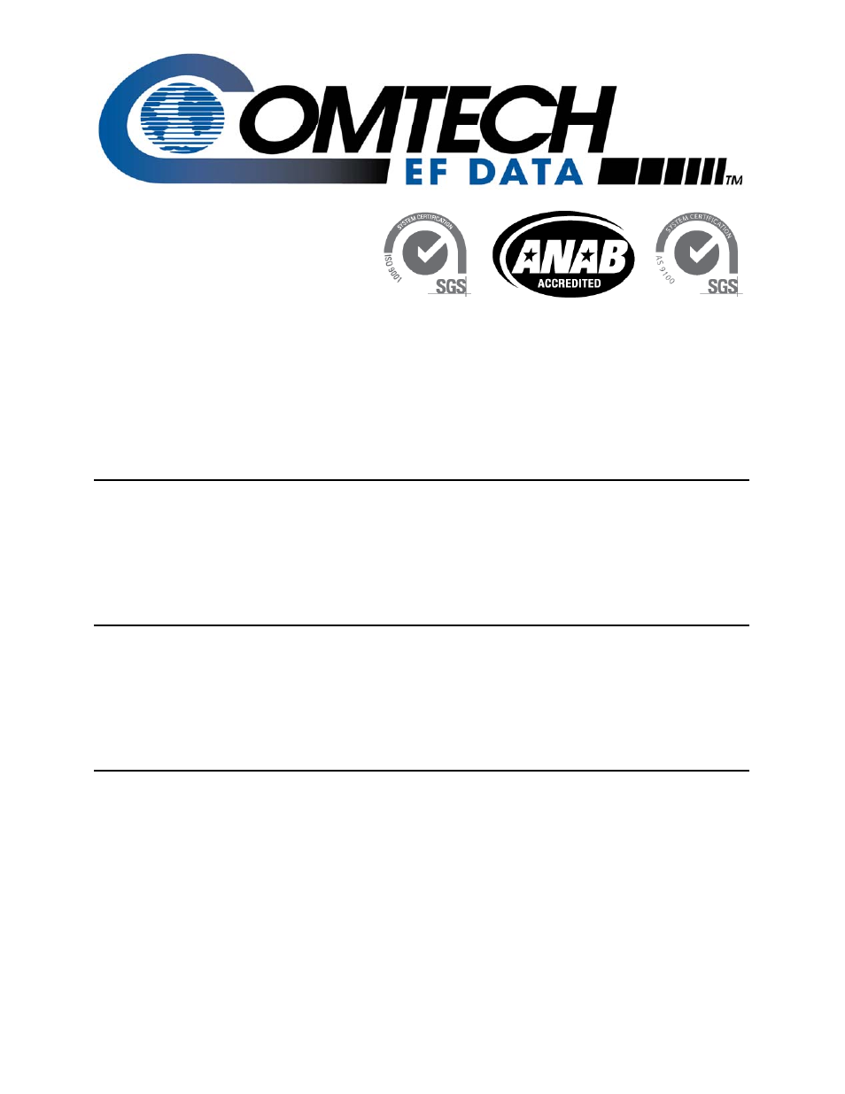 Comtech EF Data CDM-570 User Manual | 512 pages