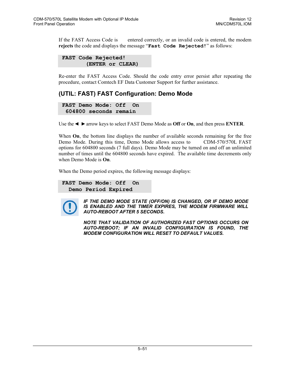 Comtech EF Data CDM-570 User Manual | Page 137 / 512