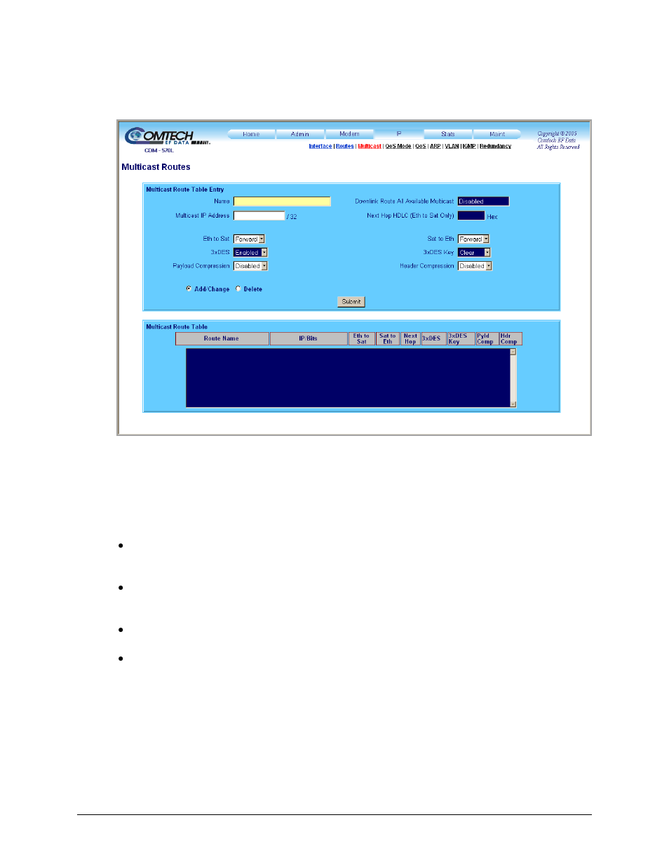 3 ip | multicast | Comtech EF Data CDM-570 User Manual | Page 248 / 512