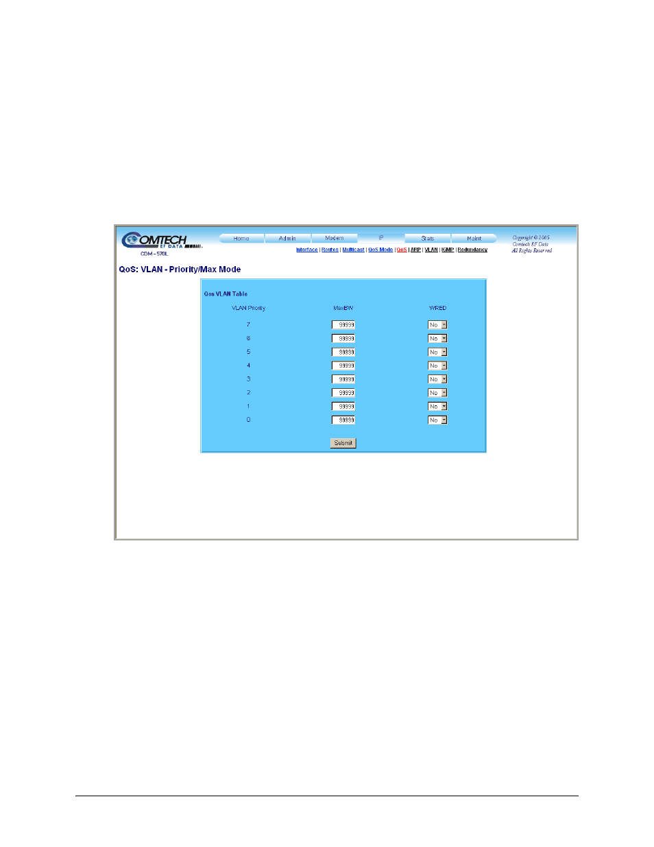 Comtech EF Data CDM-570 User Manual | Page 256 / 512