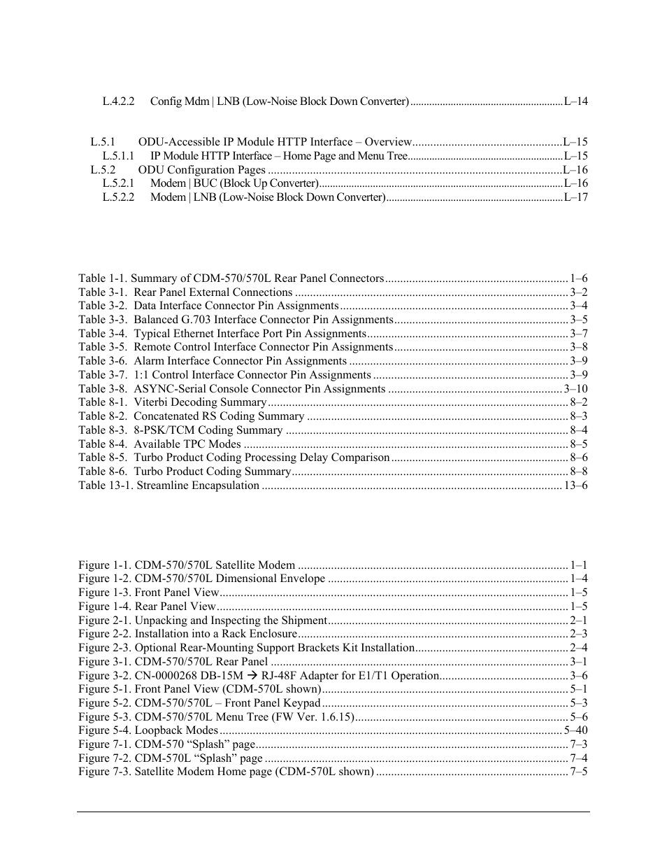 Tables, Figures, Xviii | Comtech EF Data CDM-570 User Manual | Page 26 / 512