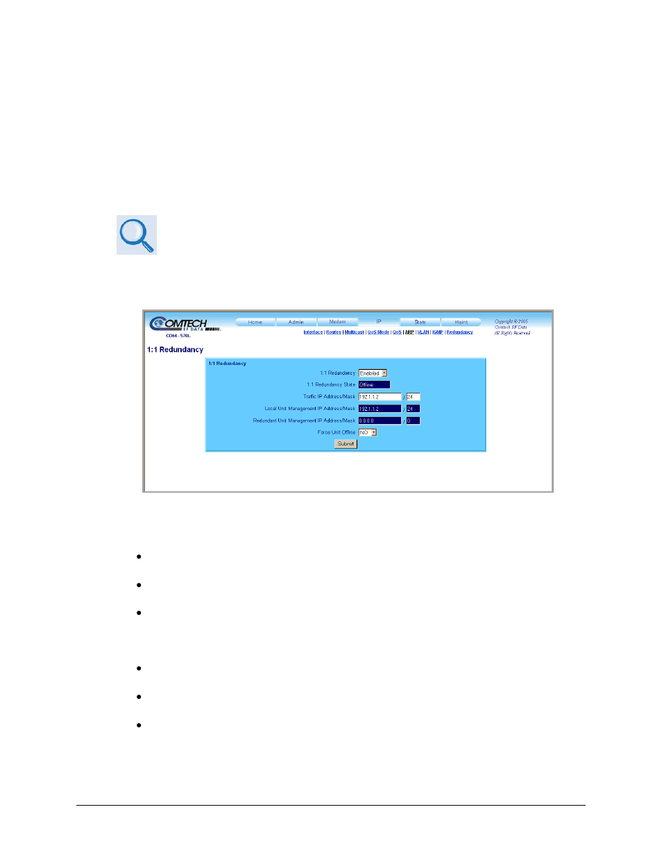 9 ip | redundancy | Comtech EF Data CDM-570 User Manual | Page 261 / 512