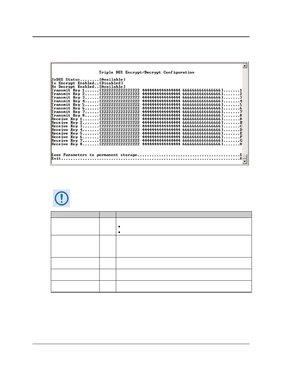 4 3xdes encrypt/decrypt configuration page | Comtech EF Data CDM-570 User Manual | Page 281 / 512