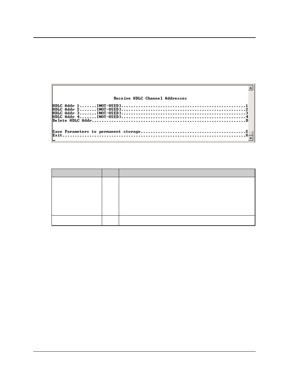 3 receive hdlc channel addresses page | Comtech EF Data CDM-570 User Manual | Page 291 / 512