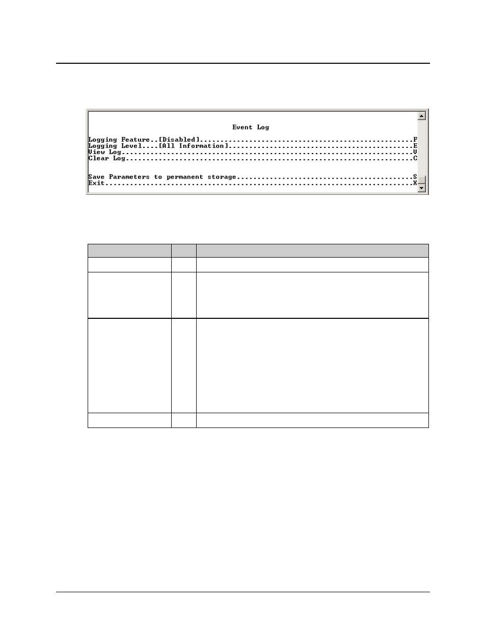 3 event log page | Comtech EF Data CDM-570 User Manual | Page 334 / 512