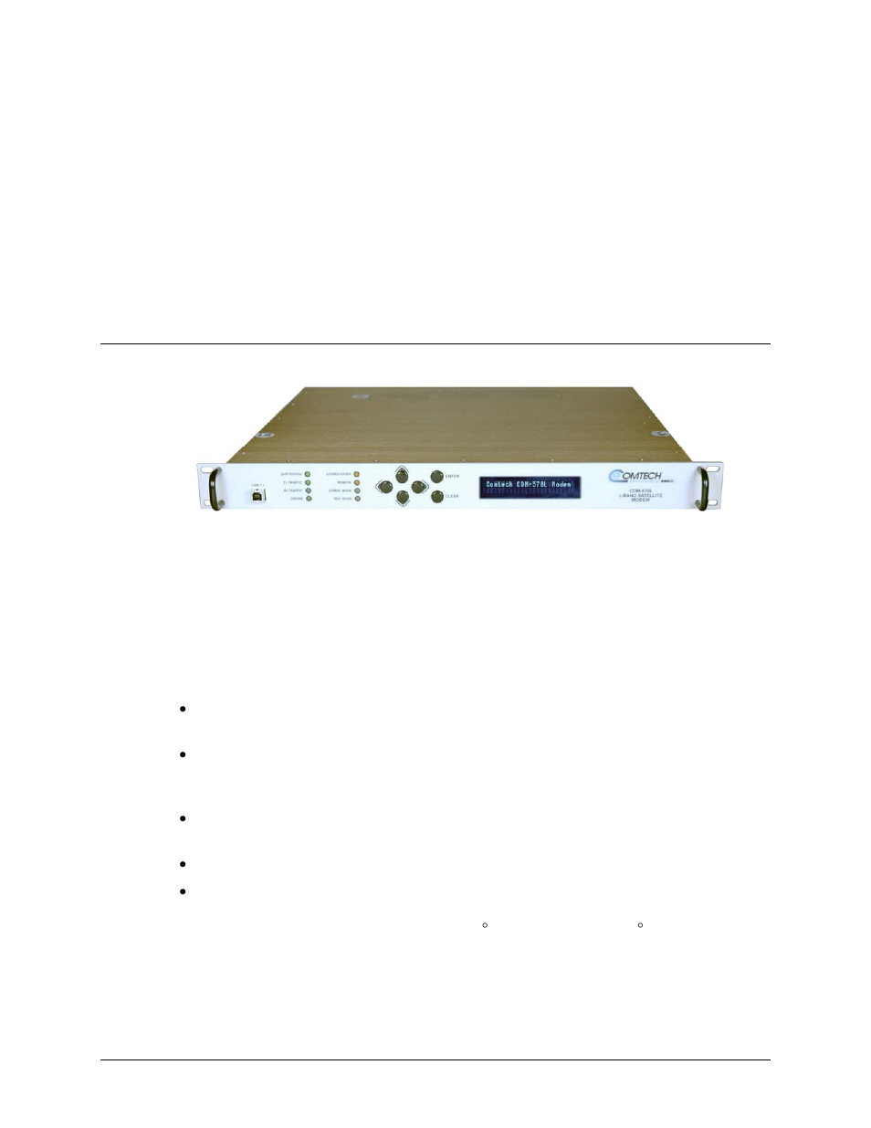 Chapter 1. introduction, 1 overview | Comtech EF Data CDM-570 User Manual | Page 41 / 512