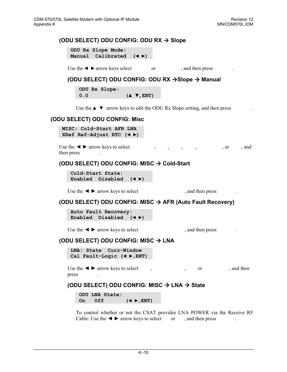 Comtech EF Data CDM-570 User Manual | Page 472 / 512