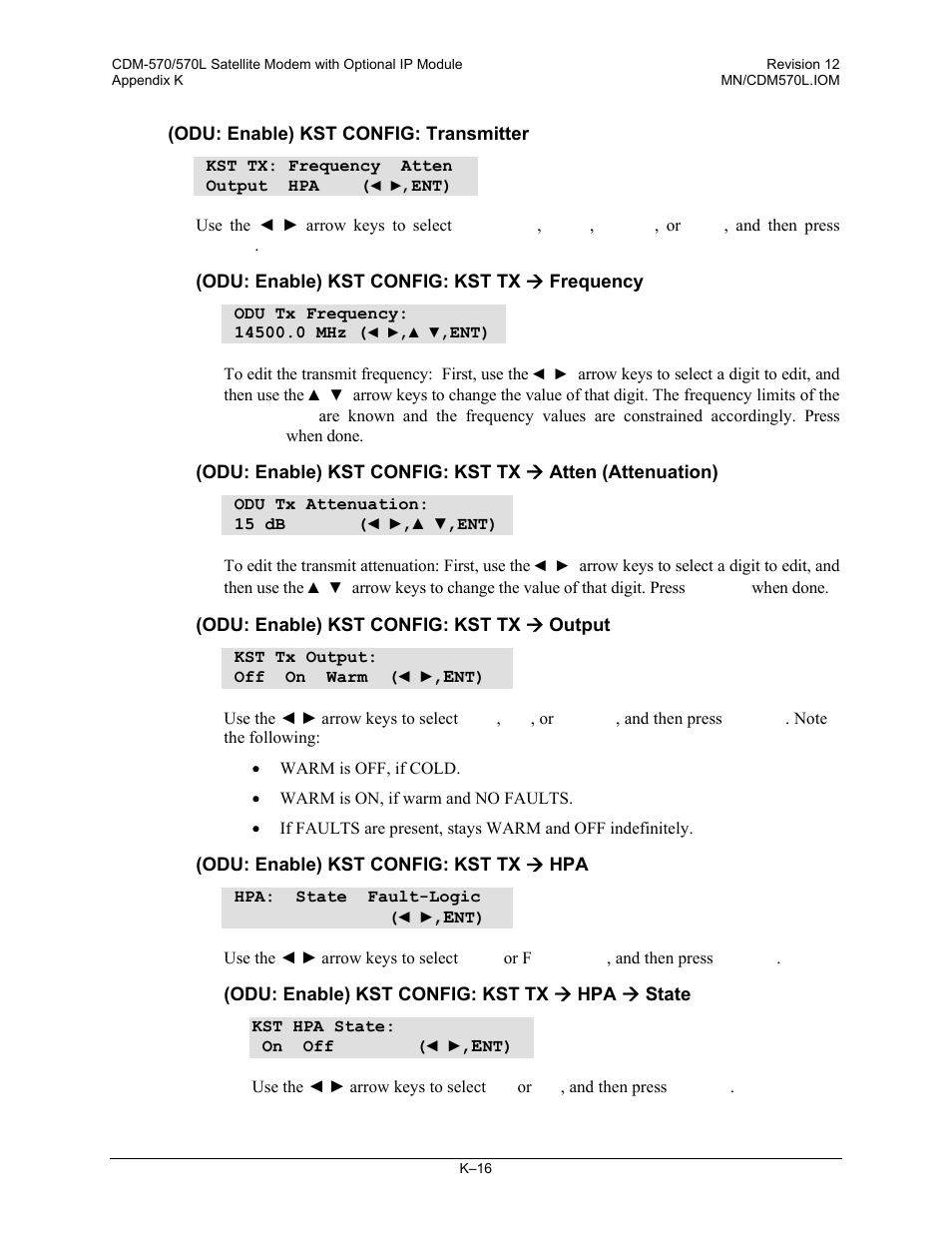 Comtech EF Data CDM-570 User Manual | Page 478 / 512