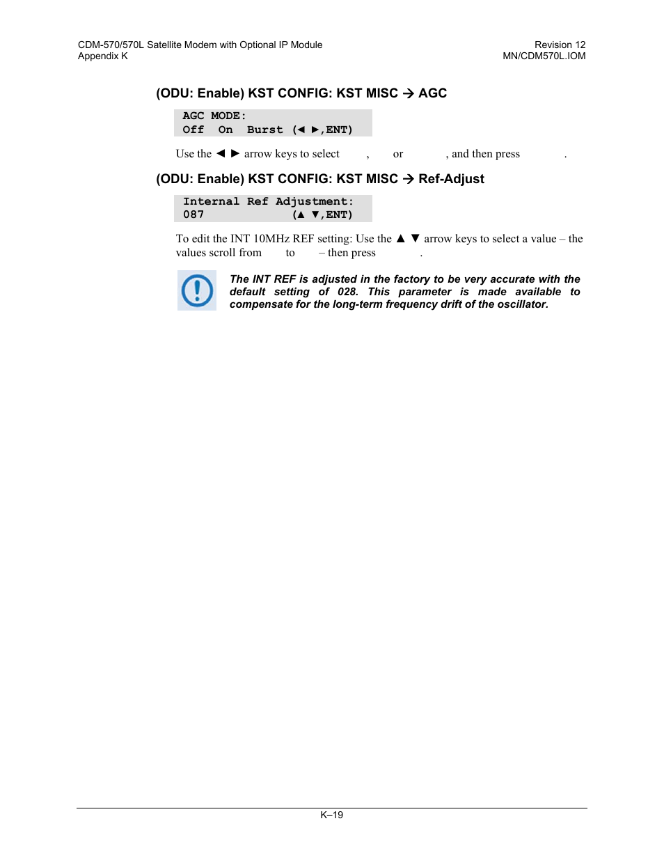 Comtech EF Data CDM-570 User Manual | Page 481 / 512