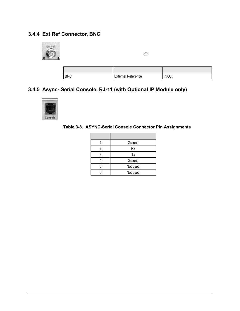 4 ext ref connector, bnc | Comtech EF Data CDM-570 User Manual | Page 74 / 512