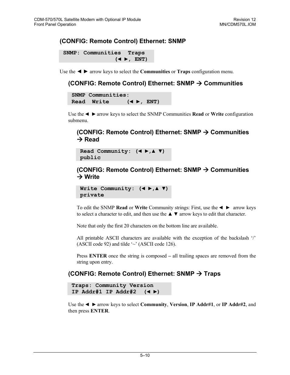 Comtech EF Data CDM-570 User Manual | Page 96 / 512