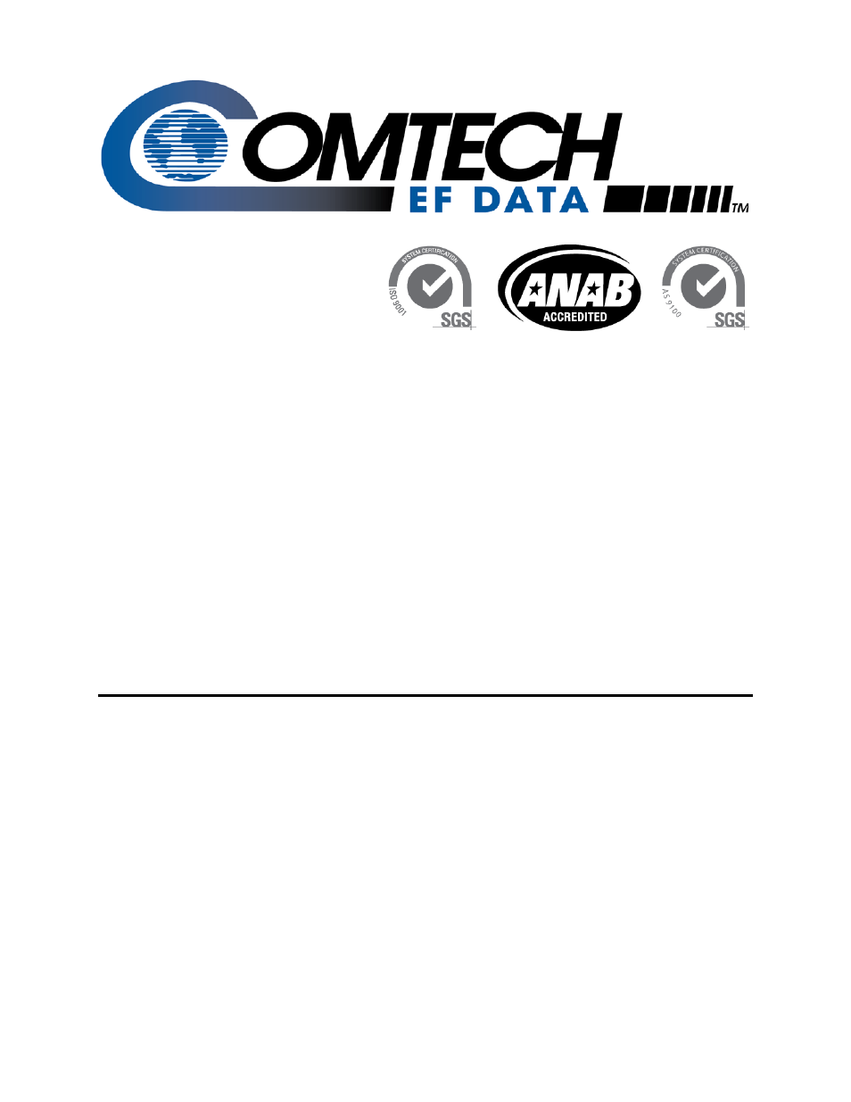 Comtech EF Data CDD-562AL User Manual | 240 pages