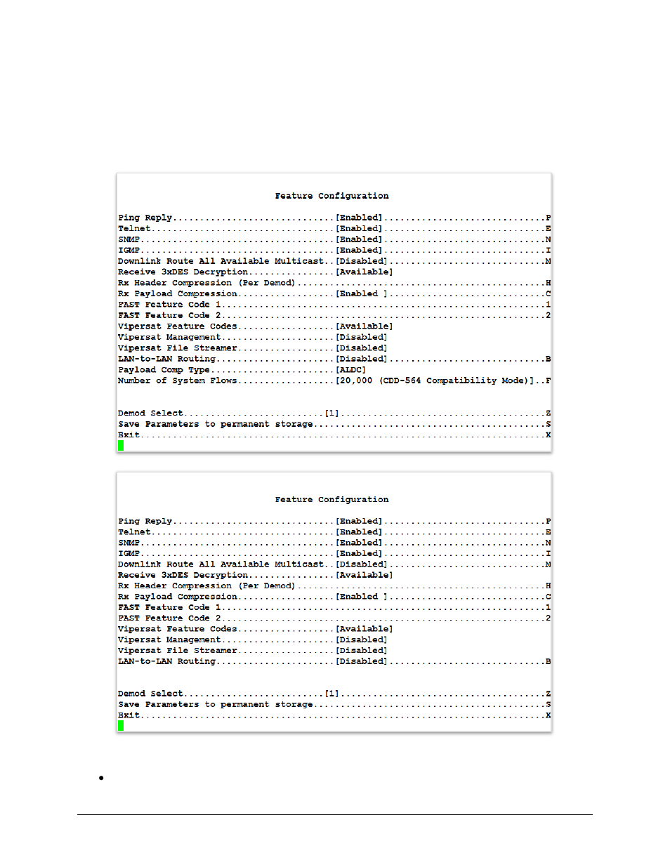 3 feature configuration screen | Comtech EF Data CDD-562AL User Manual | Page 111 / 240