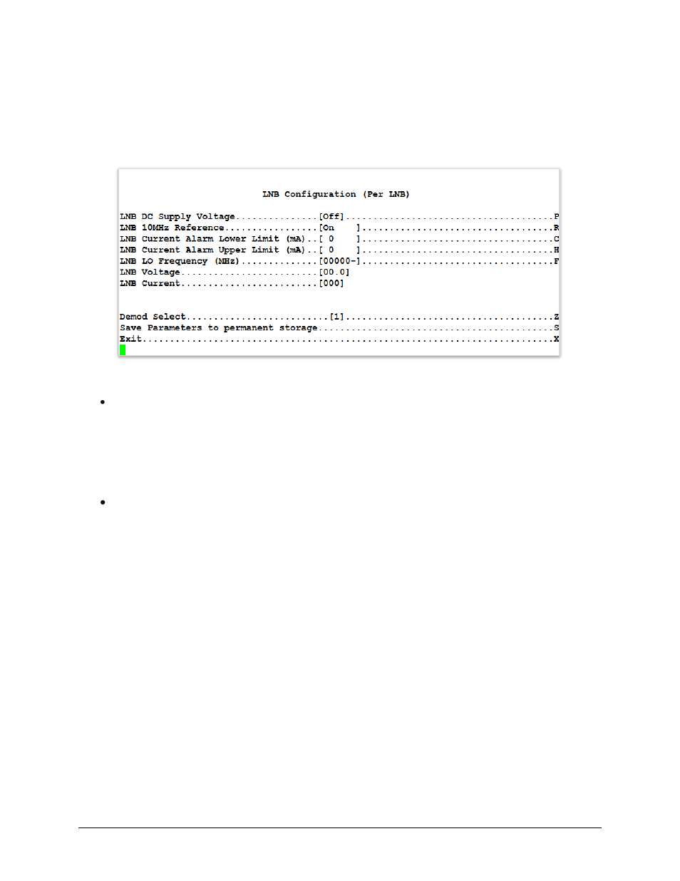 3 lnb configuration (per lnb) screen | Comtech EF Data CDD-562AL User Manual | Page 136 / 240