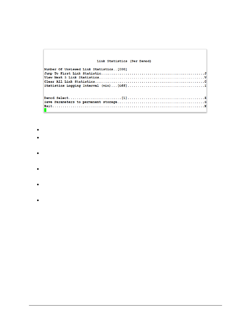 3 link statistics (per demod) screen | Comtech EF Data CDD-562AL User Manual | Page 140 / 240
