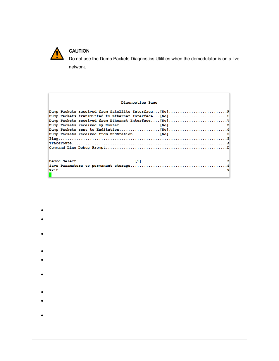 5 diagnostics screen | Comtech EF Data CDD-562AL User Manual | Page 165 / 240