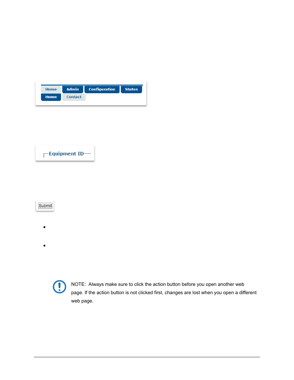 2 navigation, 4 action buttons | Comtech EF Data CDD-562AL User Manual | Page 168 / 240
