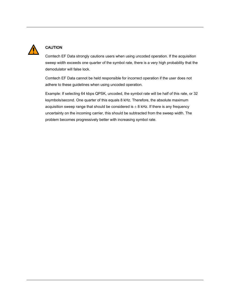 A.4 uncoded operation (no fec) | Comtech EF Data CDD-562AL User Manual | Page 214 / 240
