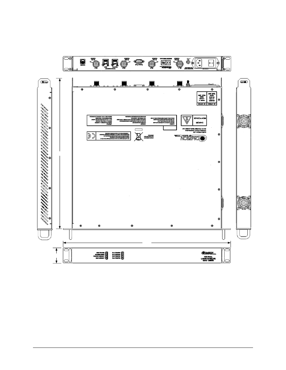 4 dimensional envelopes | Comtech EF Data CDD-562AL User Manual | Page 24 / 240