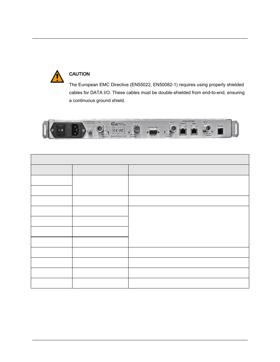 2 rear panel | Comtech EF Data CDD-562AL User Manual | Page 28 / 240