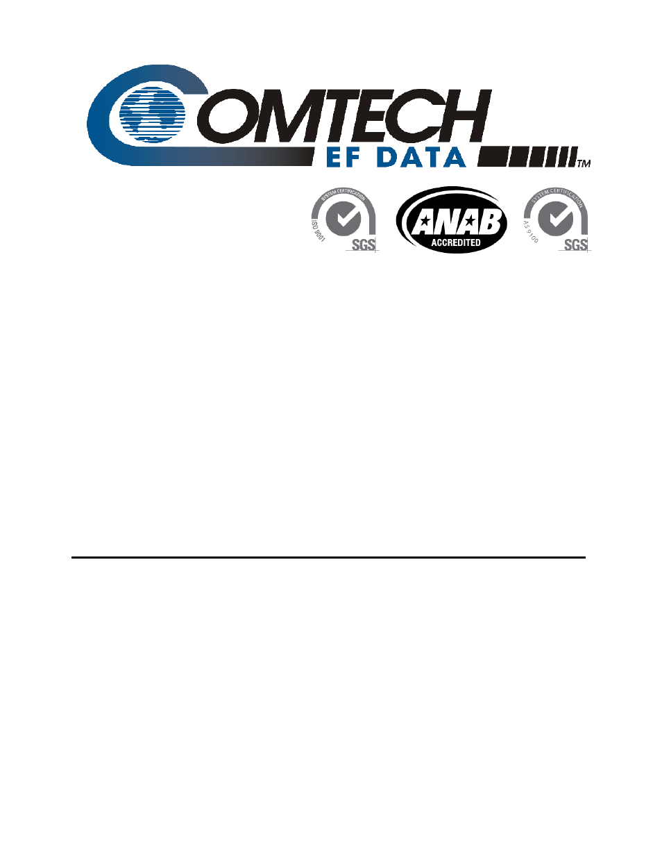 For firmware version 1.3.1 or higher | Comtech EF Data CDD-562AL User Manual | Page 3 / 240