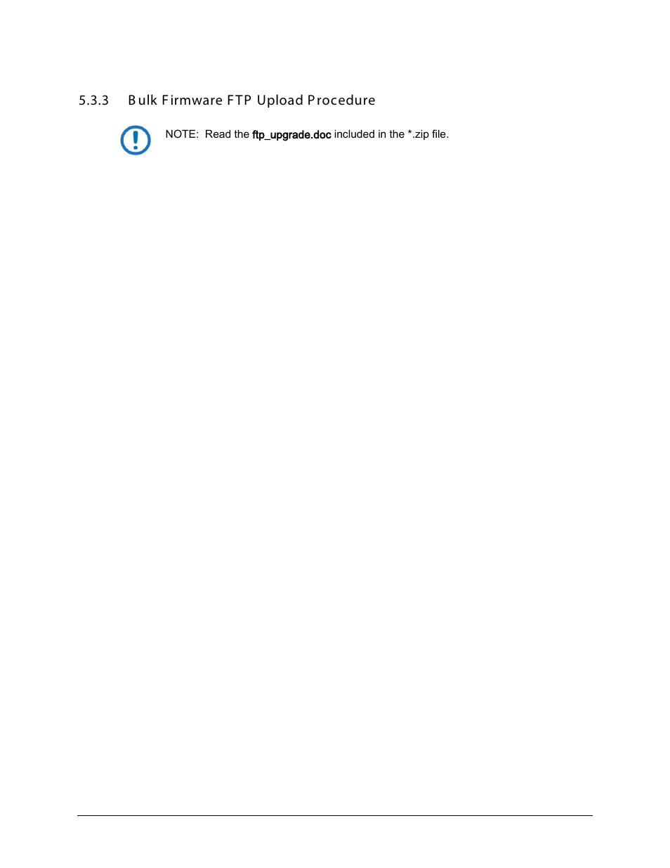 3 bulk firmware ftp upload procedure, 3 b ulk firmware ftp upload p rocedure | Comtech EF Data CDD-562AL User Manual | Page 76 / 240