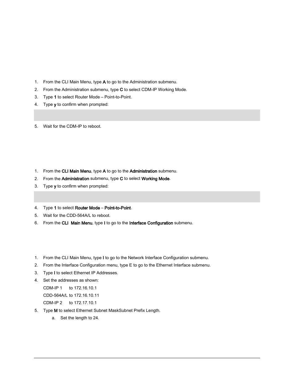 4 steps to set the ip address(es) | Comtech EF Data CDD-562AL User Manual | Page 98 / 240
