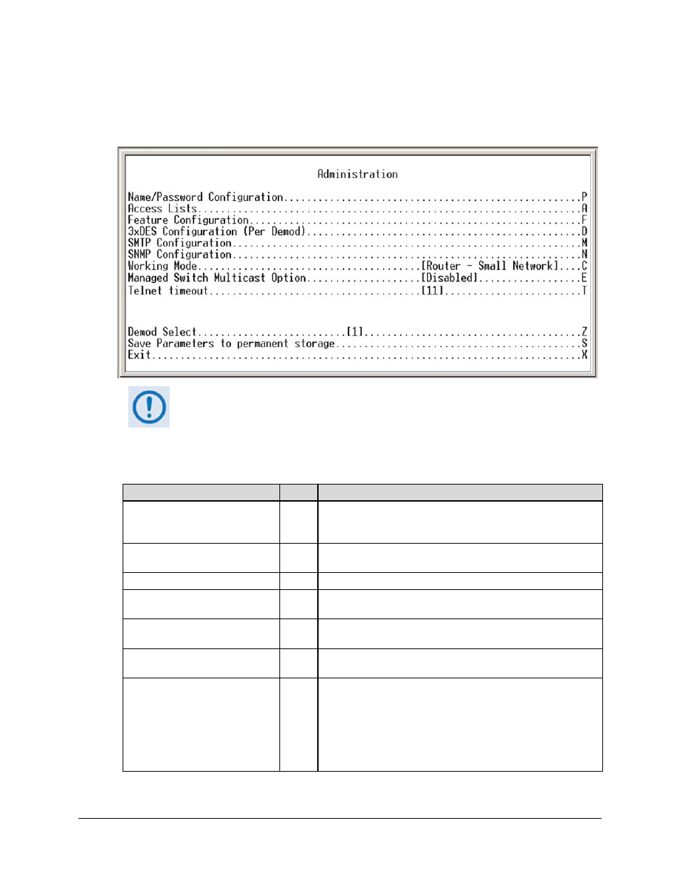 Networkconfiguration, Administration page | Comtech EF Data CDD-562L User Manual | Page 110 / 254