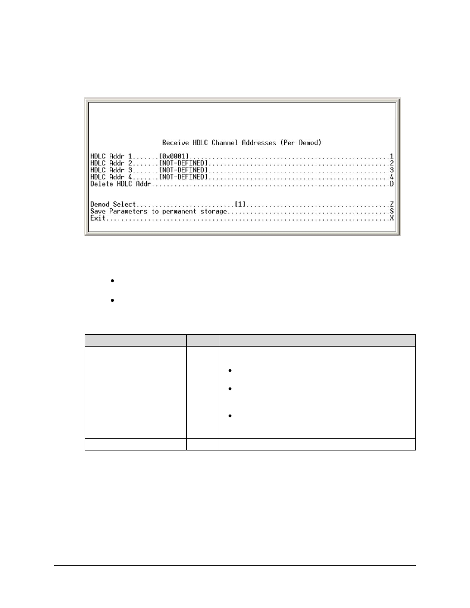 1 receive hdlc addresses (per demod) page | Comtech EF Data CDD-562L User Manual | Page 123 / 254