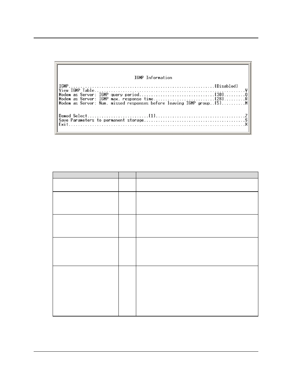 1 igmp information page | Comtech EF Data CDD-562L User Manual | Page 127 / 254