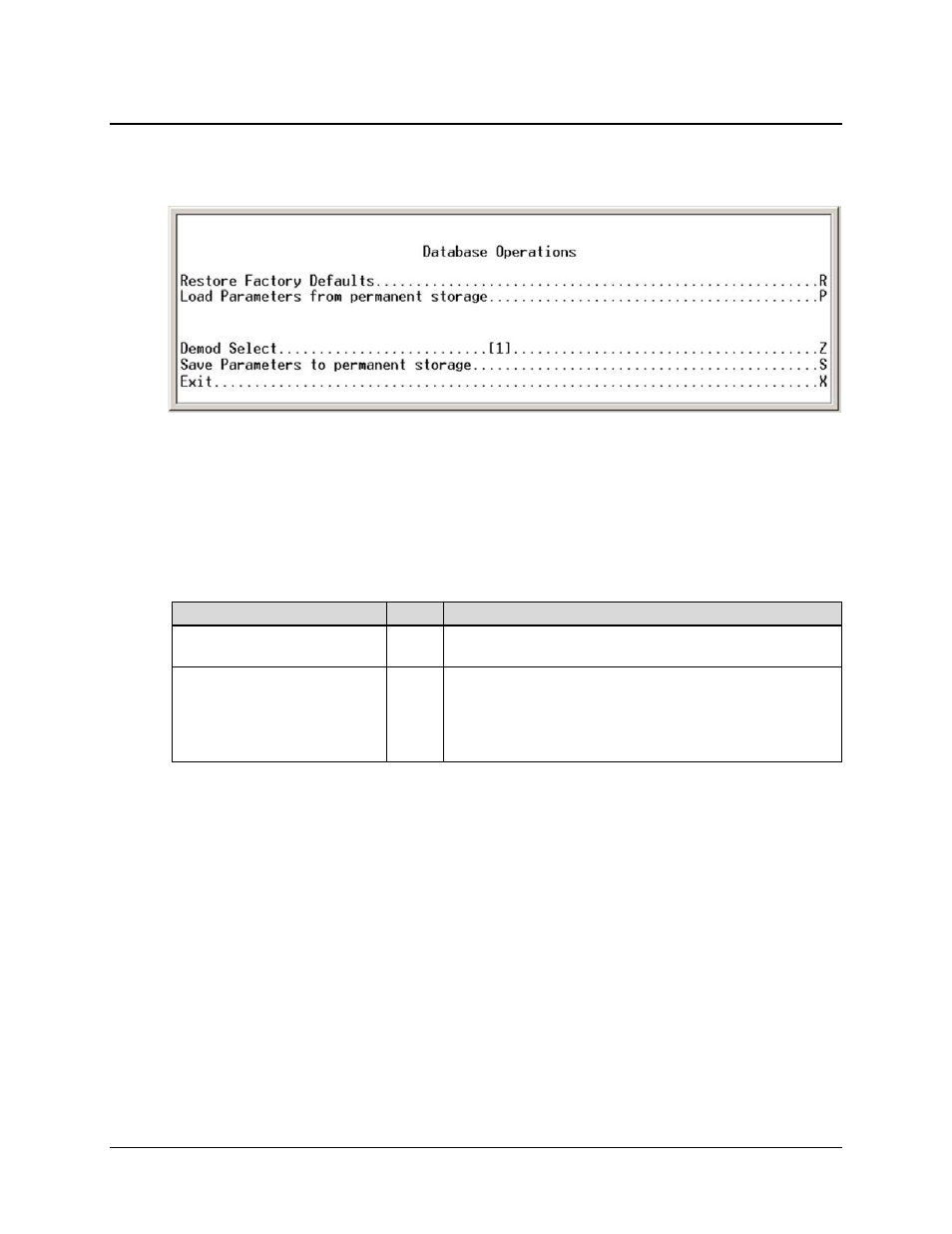 3 database operations page | Comtech EF Data CDD-562L User Manual | Page 157 / 254